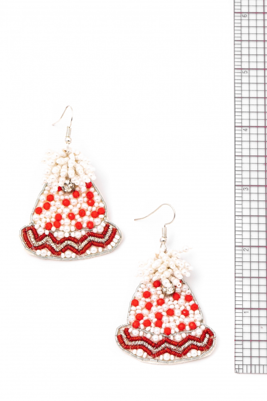 Christmas Beaded Earrings