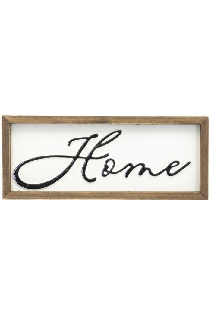 Simple script home wall art