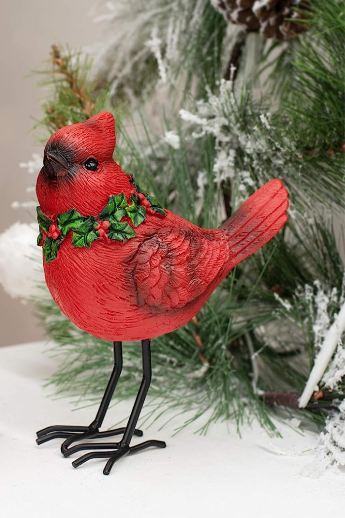 Resin Metal Leg Cardinal