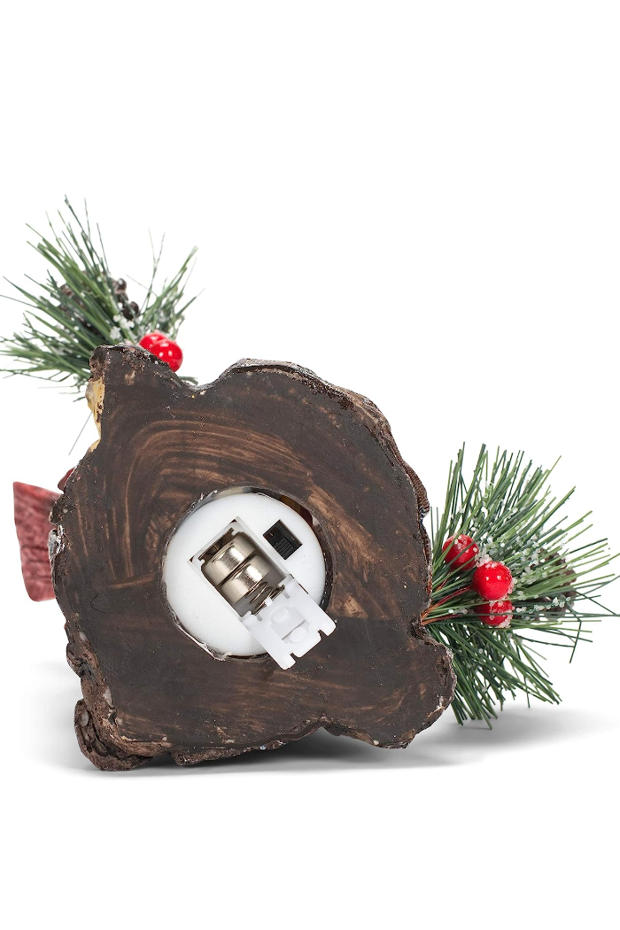 Resin Cardinal on Joy Tree Stump