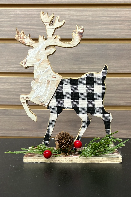 Wood Moose Stand