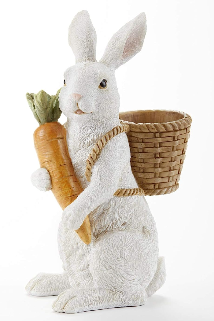 Bunny with Carrot & Basket