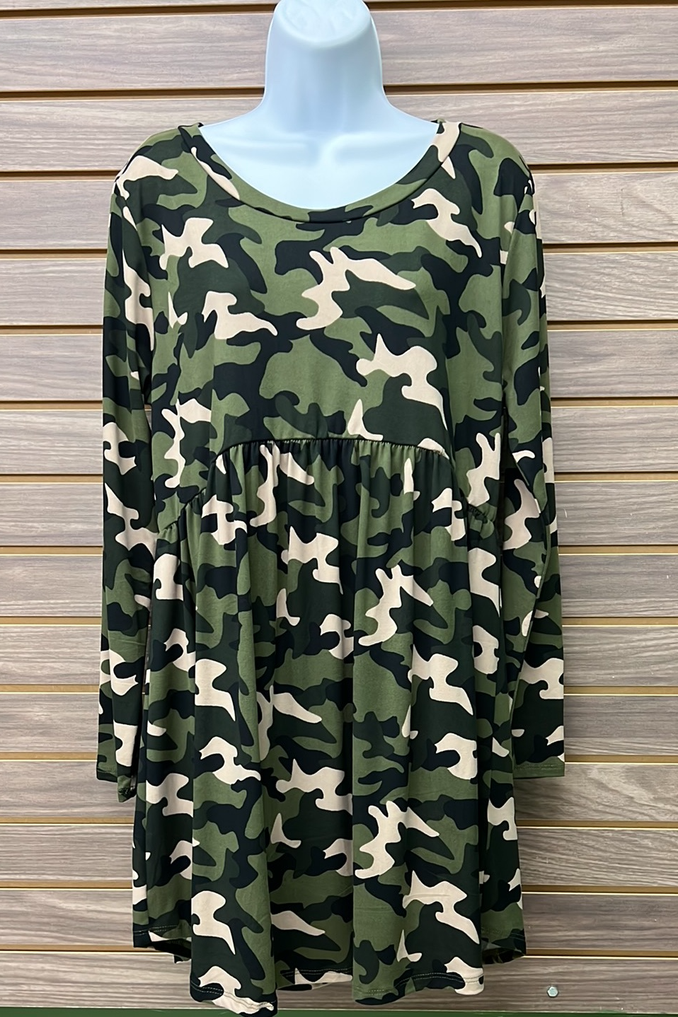 Camo Print Dress