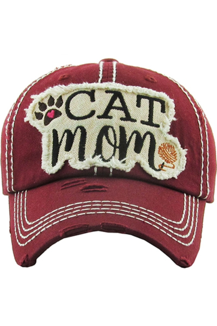 Cat Mom Baseball Cap