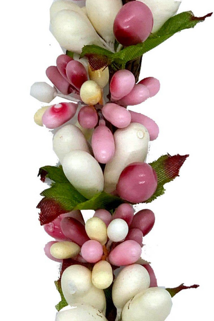 Bead Chain Garland, Long, Cherry Blossom 31"