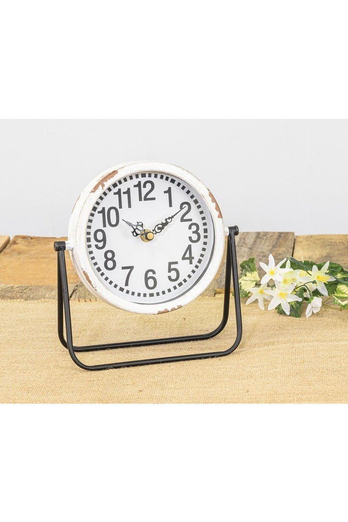 Classic weatheRed tabletop clock