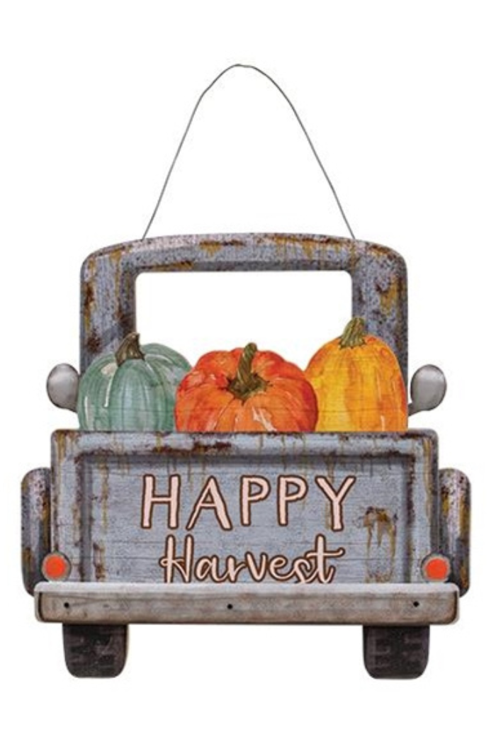 Happy Harvest Vintage Truck Hanger