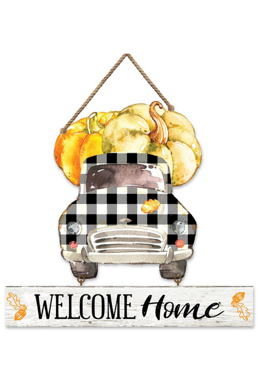 Welcome Home Truck Sign