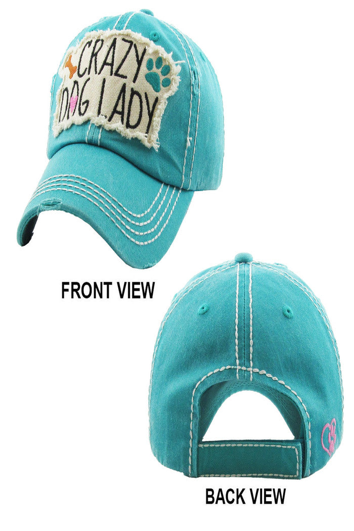 Crazy Dog Lady Cap