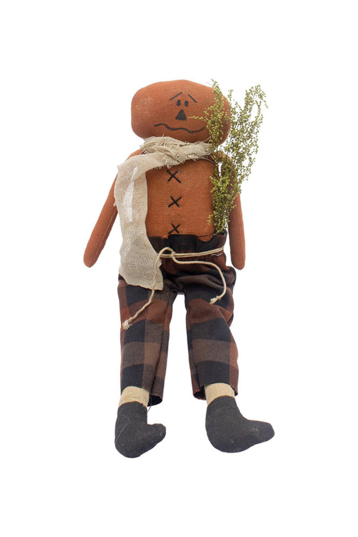 Burlap Pumpkin Man