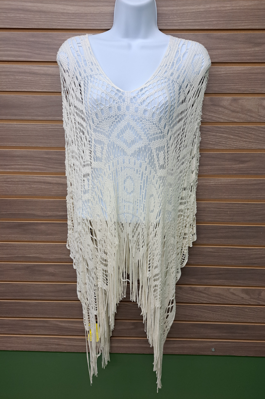 Crocheted shawl