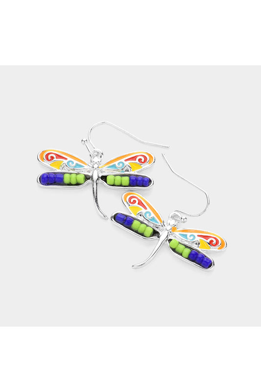 Dragonfly Dangle Earrings