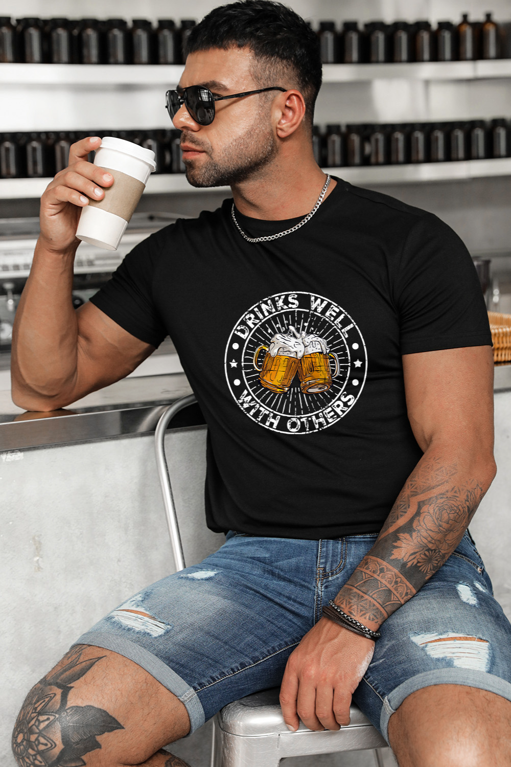 Drink well with others tee