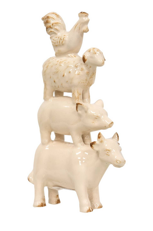 Farm Animal Resin Stack