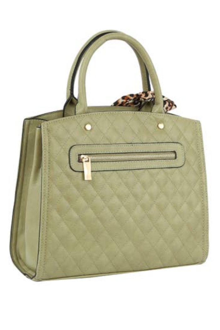 Fashion Double Compartment Quilted Satchel