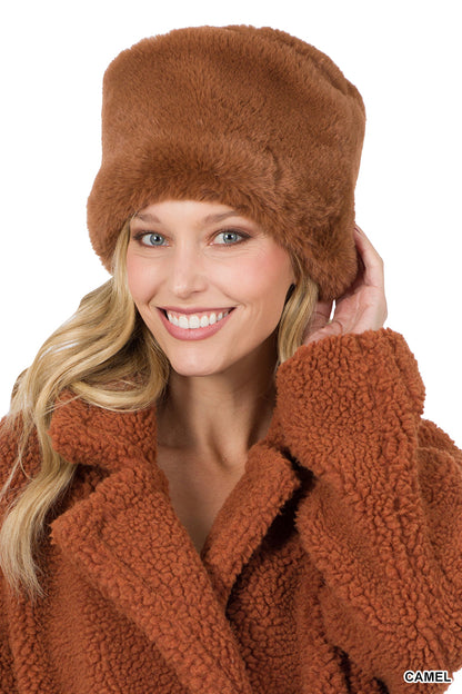 FAUX FUR HAT