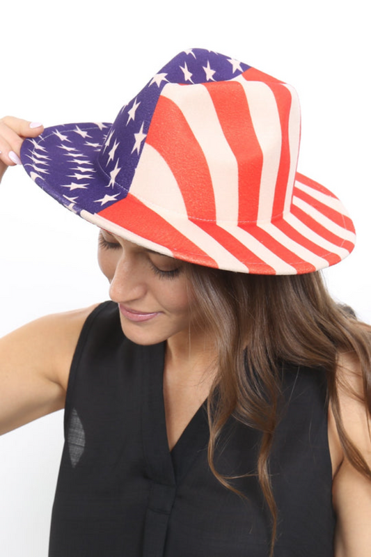 Flag style hat