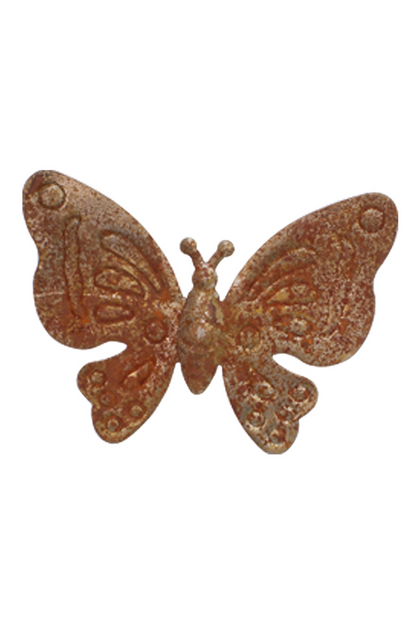 Rustic Metal Butterfly Magnet