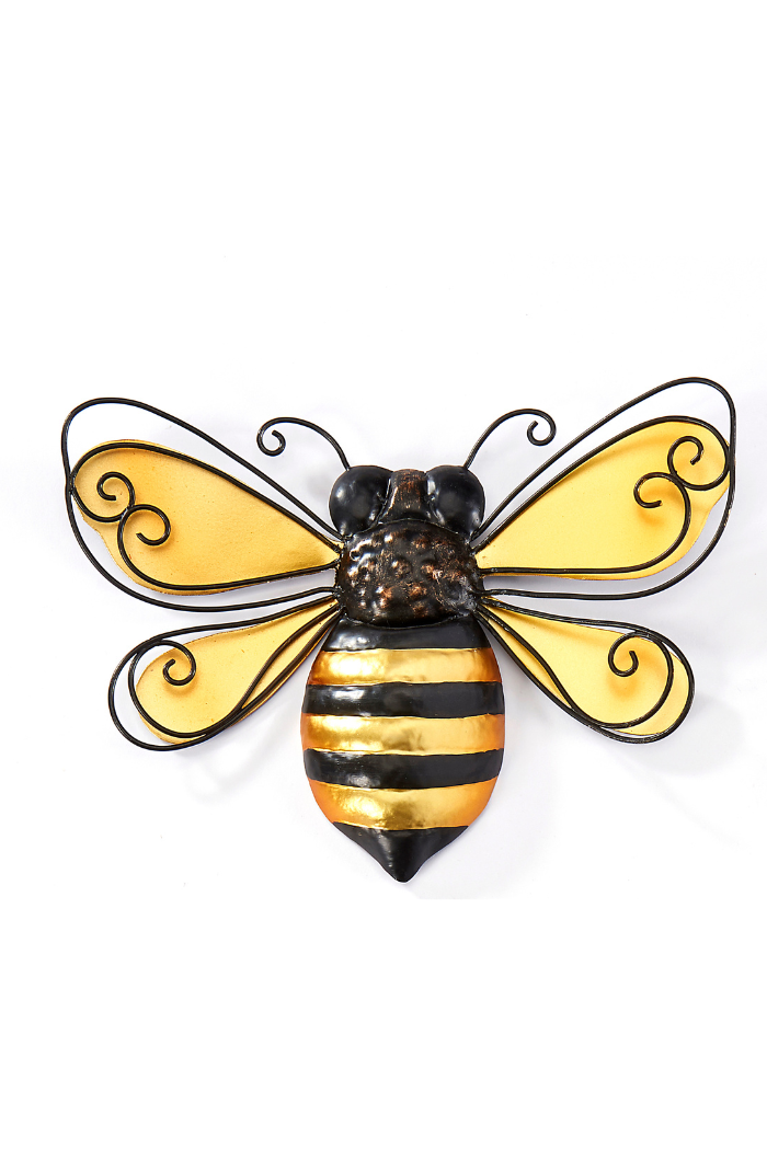 Metal Bee Wall Decor "sm"