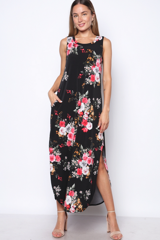 Floral maxi dress