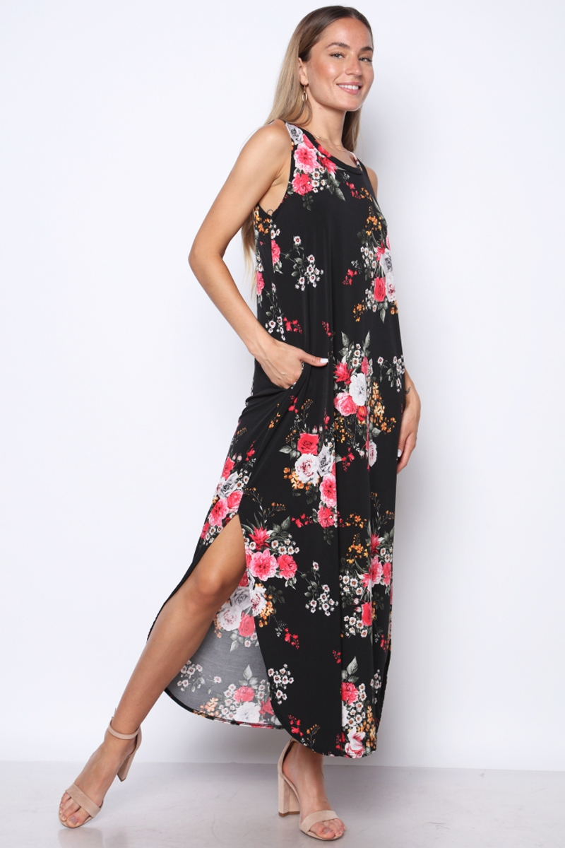 Floral maxi dress