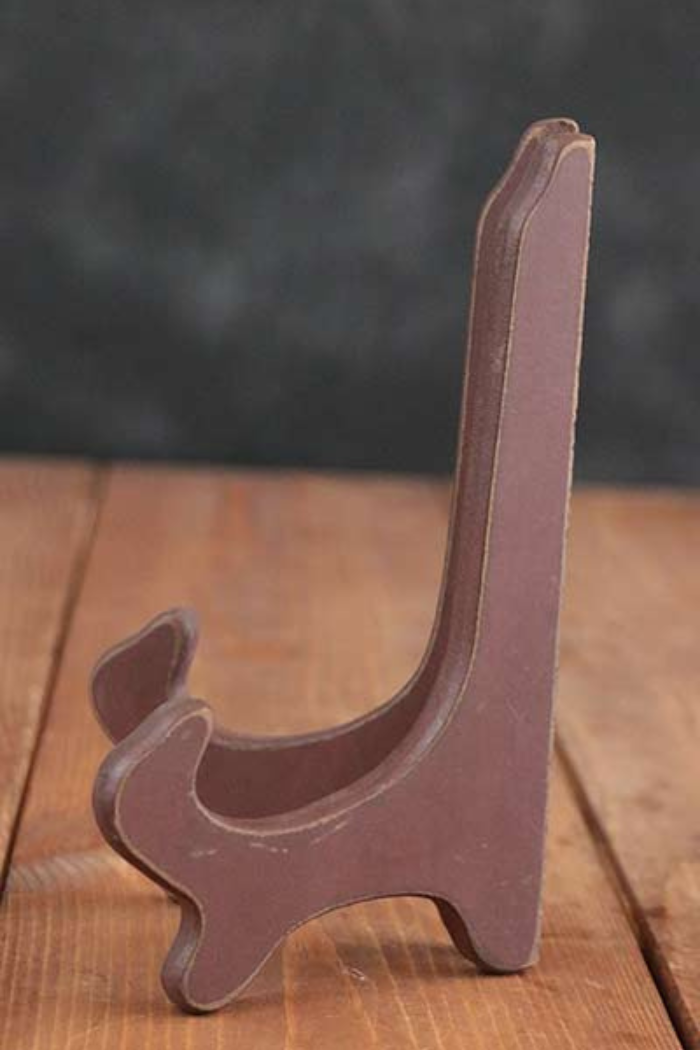 Wooden Plate Stand "med"
