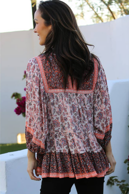 floral printed blouse