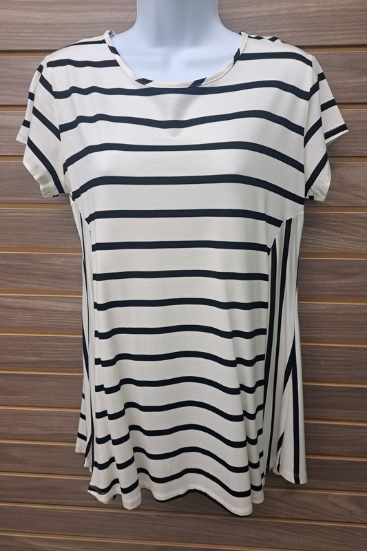 Flowy stripe tunic