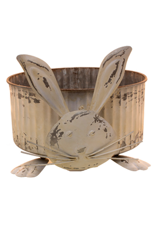 Metal Bunny Basket