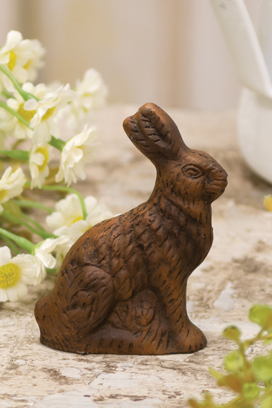 Resin "Chocolate" Bunny "sm"