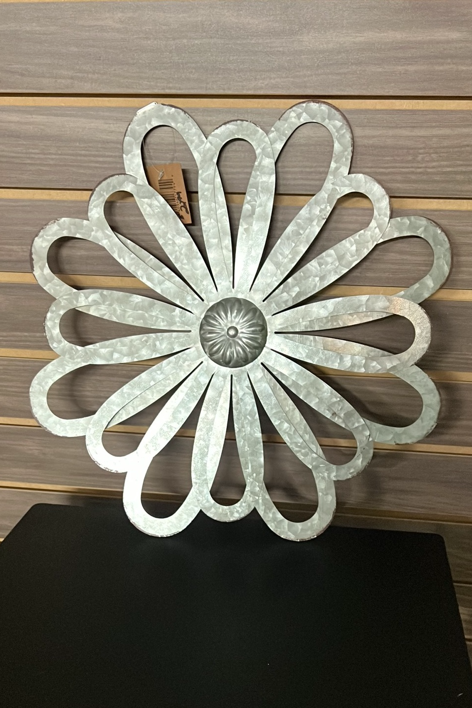 Galvanized Cutout Flower