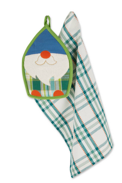 Garden Gnome Potholder Gift Set