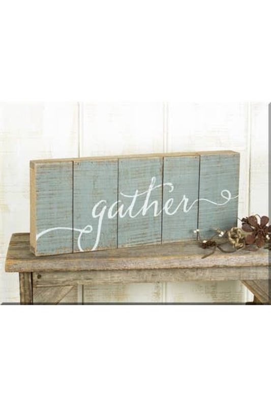 Gather Pallet Sign