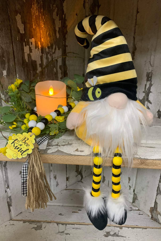 Honey Bee 16" sitter with beaded legs