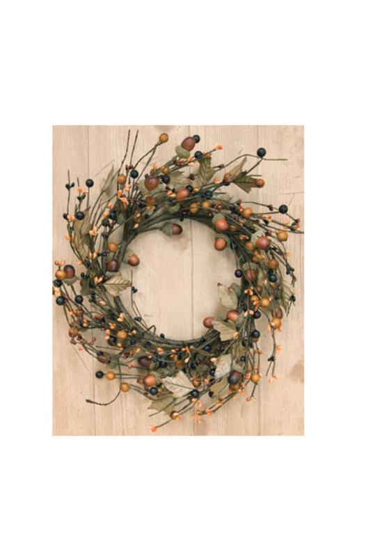 Country Mix Acorn Wreath