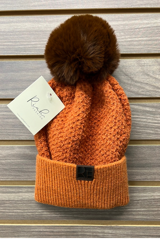 Orange Beanie Hat