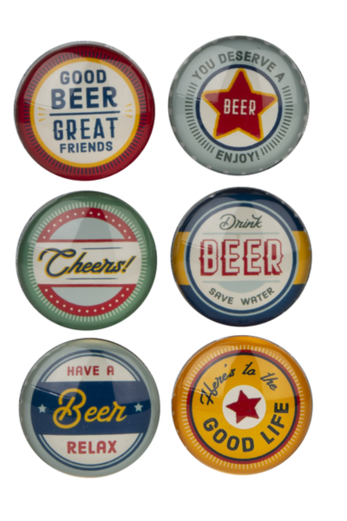 Beer Magnet 6 pc. Set