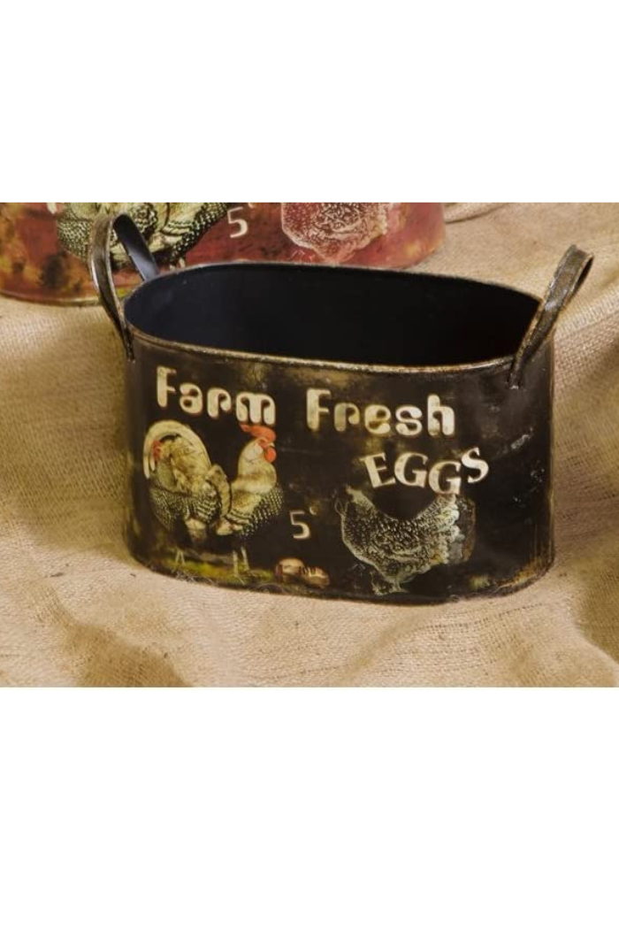 Farm Fresh Eggs - Oval Planter
