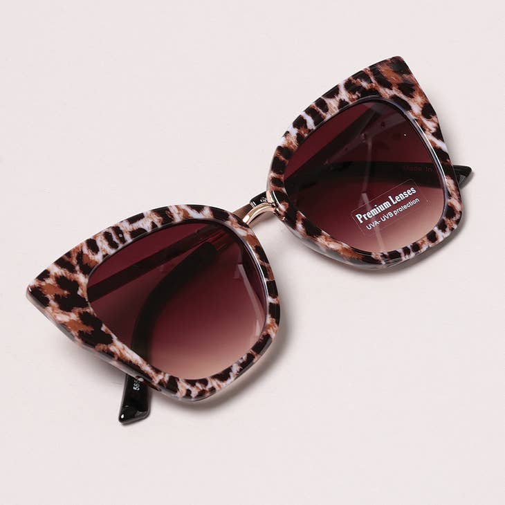 Leopard Print CatEye Sunglasses - Deja Vu Boutique and Home llc 